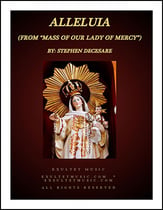 Alleluia (from Mass of Our Lady of Mercy) SATB choral sheet music cover